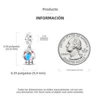 Beadas De Corazón Colorido En Plata Para Joyería De Pulsera Y Collar Con Encanto Para Chicos Y Chicas Accesorios De Moda Irregular - details 94