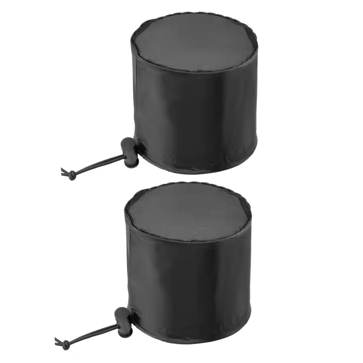 2Pcs/Set Cubiertas De Ventilación Para Plantas Con Cinta Elástica Y Hebilla Fija Cubiertas Insecticidas Para Invernadero Tela De Cultivo Verde - 1