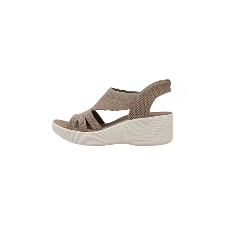 Skechers SLIP-INS PARALLEL LITE - SUMMER INVITE Sandalias Planas Mujer Beige - 1