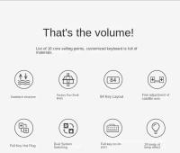 Turkmenistán (Tw)-- Numerical Meclado, iluminacion RGB LED, 9 Efectos iluminacion, Silencioso, Español layout - details 8