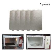 5pcs Hoja De Mica Universal Para Horno Microondas Accesorios De Cocina Cubierta De Guía De Onda 11.6 X 6.5cm - details 5