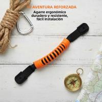 Correa De Nylon Resistente Para Remolques Y Barcos Con Asas Antideslizantes Y Tornillos Y Aros Para Kayak Canoa Y Raft - details 6