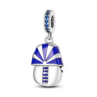 Encantos De Viaje Para Café Plata Charms Para Perros Y Gatos Corazón De Cuentas Adecuados Para Pulsera Original DIY Tendencia Clásica Vintage Romántica - details 348