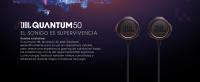 JBL Quantum 50 Auriculares Gaming Intraurales con Micrófono Silenciable y Sonido Potenciado, Multiplataforma, Color Negro - details 2