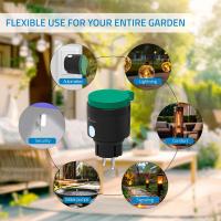 NIVIAN PACK de 2 Enchufes Inteligentes WiFi Exterior IP44 con App Tuya SmartLife – Medición de Consumo, Programación Horaria y Control por Voz con Alexa y Google - details 0