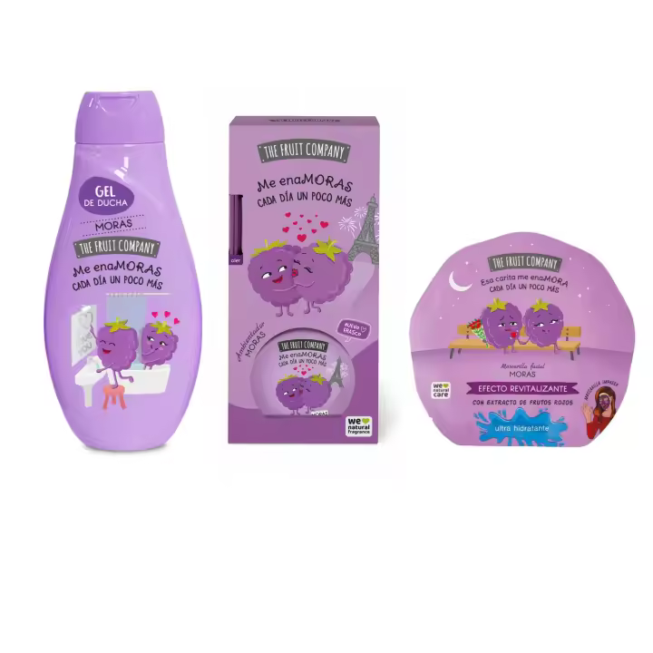 Trío Completo The Fruit Company – Rutina Cuidado Aroma Moras - 1