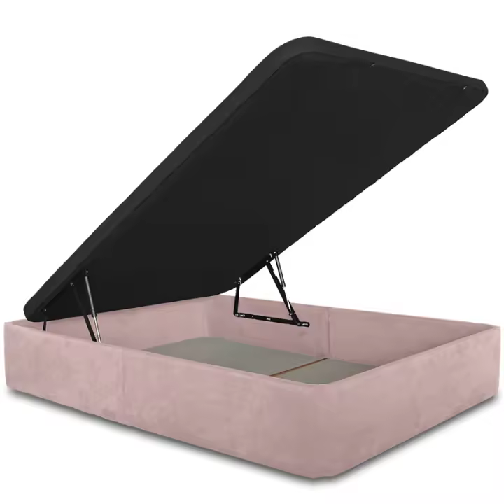 Canape Abatible Tapizado SERENA - Gran Capacidad - Modelo Matrimonio - Tela Antimanchas - Ahorra Espacio y Organiza tu Hogar - Ventadecolchones.com - 1
