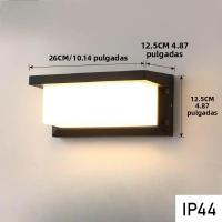 Lámpara De Pared LED Impermeable Para Exterior Iluminación De Jardín Y Villa Moderna Para Balcón Material ABS - details 7