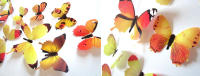 12pcs Parches De Pared Decorativos 3D Mariposa Arcoíris PVC Para Decoración Del Hogar Sala De Estar Estilo Moderno Adhesivos De Pared - details 14
