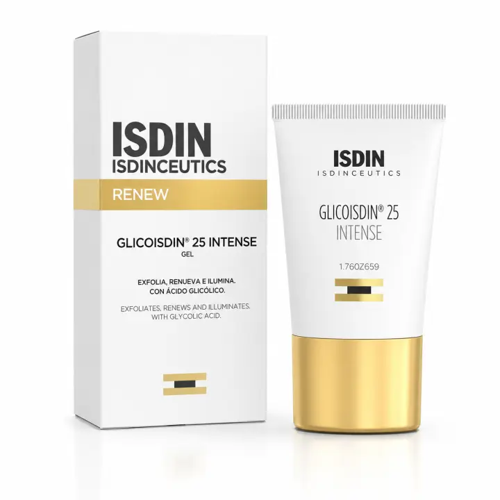 ISDIN glicoisdin 25 intense Gel facial antiedad con ácido glicólico / 50 ml. - 1