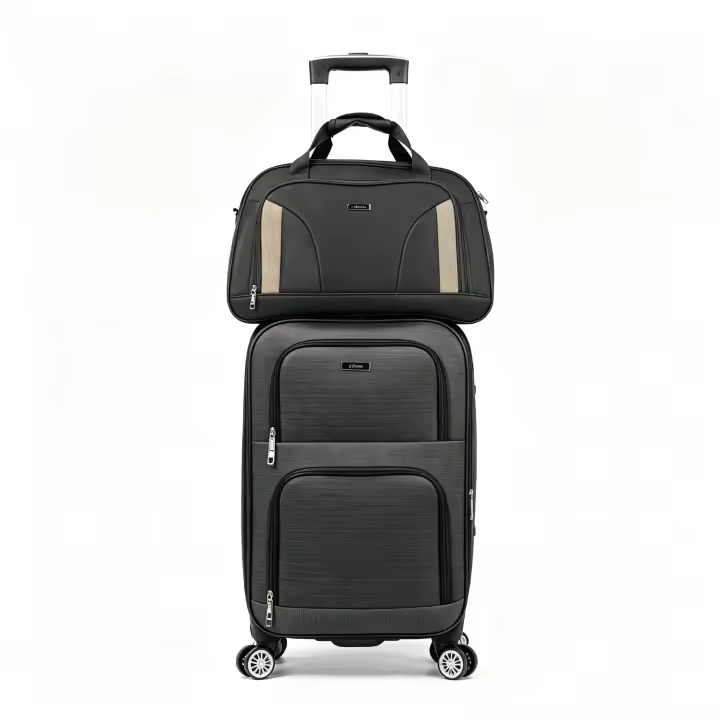 S7 STAR Nuevo equipaje de viaje de negocios de gran capacidad y resistente a los arañazos,Equipaje de mano plegable 360° con ruedas giratorias y asas dobles, bolsa de viaje con asa y ruedas, maleta plegable de gran capacidad - 1