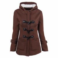 Abrigo Casual Para Mujer Con Capucha Cierre De Cremallera Outerwear Estilo Básico De Poliéster Talla 5XL Colores Variados - details 2