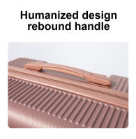 S7 Juego de maletas con 5 piezas, Set de tres maletas de viaje apilables y dos neceser ABS,Trolleys con asas laterales y un asa telescópica ergonómica, Maleta de cabina de mano con carcasa rígida resistente,Ruedas Spinner 360°,Cerraduras de combinación - details 4