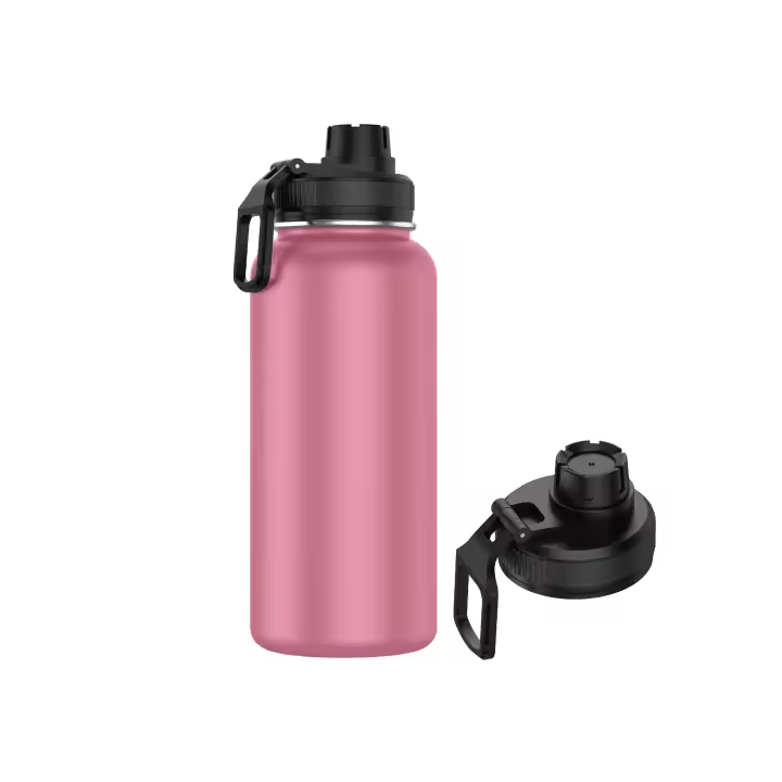 Botella Termo de Acero Inoxidable 1 Litro Deportiva (10 Colores) - Botella de Agua Térmica Reutilizable | Sin BPA | Mantiene 24H Frio / 12H Calor | Termo y Hermética - Doble Pared a Prueba de Fugas (YD550 YD1000 999 1199 D1) - 1