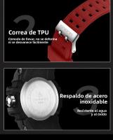 Reloj Militar Para Hombre SANDA Resistente Al Agua 50M Reloj De Pulsera Digital Con Luz LED Y Alarmas Deportivo Resistente Al Shock - details 21