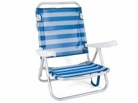 Gerimport Silla Playa Plegable 4 Posiciones Ariel 108x60x78 Cm para Exterior - details 0