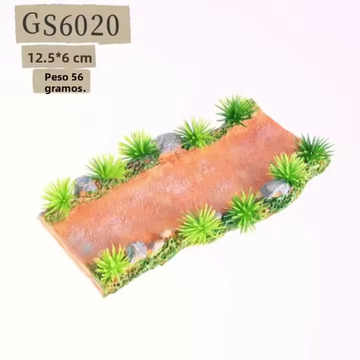 Ruta De Piedra Artificial Para Jardín De Fadas Miniatura Decoración De Paisaje Micro Para Macetas DIY Material De Resina - 1