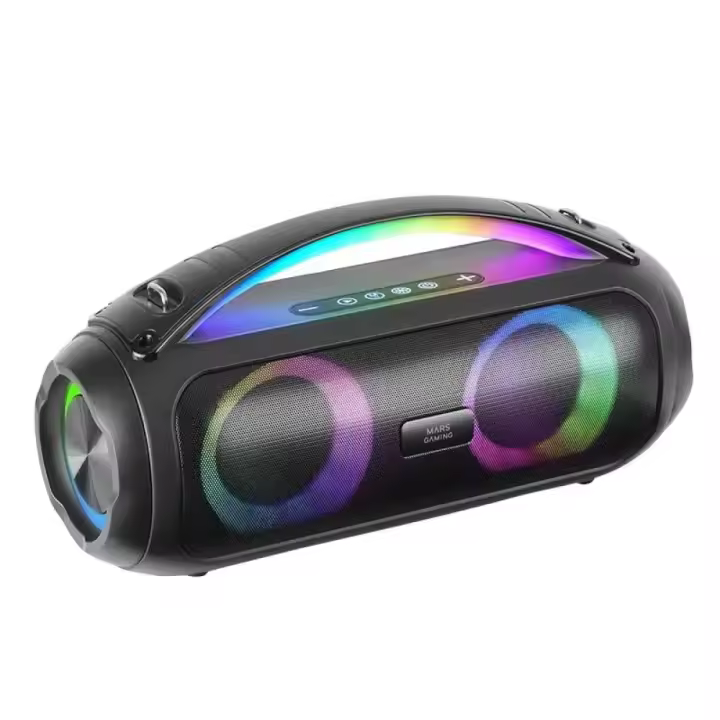 Mars Gaming MS-Pulse Altavoz Portátil Bluetooth 5.3 RGB 50W Negro - 1
