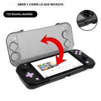 Funda Transparente Para Nintendo Switch Lite Protección Integrada Almacenamiento Ligera Caja Protectora De PC Cristalina - details 3