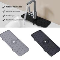 Alfombrilla De Fregadero Ecológica De Silicona Protector De Encimera Absorbente Para Grifo Y Drenaje De Cocina Accesorio Para El Hogar - details 1
