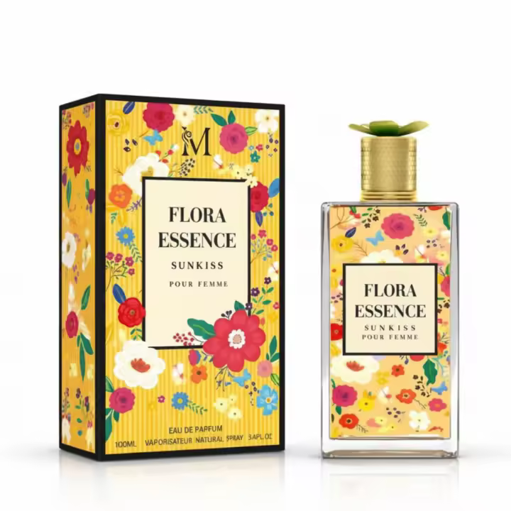 Perfume femenino Flora Essence Sunkiss Pour Femme Eau de Parfum 100 ml, fragancia fresca y luminosa con un estilo alegre y femenino, ideal para el uso diario o para aportar un toque especial en cualquier ocasión. 🚚 Envíos a España 24/48 horas. - 1
