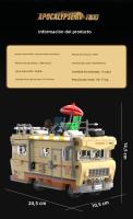 1288PCS MOC Walking Dead Doomsday RV Car Building Blocks Modelo De Carro De Horror Dale's RV Juguetes DIY Para Niños Regalo De Navidad - details 1