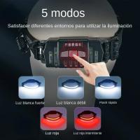 Linterna Frontal LED De Alta Potencia Con Sensor XPE+COB 7 Modos Para Pesca Y Cazalampara De Corbata Recargable Con Batería 18650 - details 19