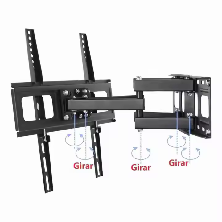 Almalux® Soporte Pared TV Brazo Articulado 26-65 Pulgadas Giratorio Inclinable Extensible VESA Hasta 30kg Acero Resistente - 1