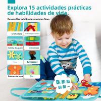 Libro De Actividades Montessori Para Bebés Juguetes Educativos Portátiles Fomentan Los Habilidades De Mano-Eje Para Niños De 3-6 Años - details 2