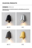 Lámpara De Pared LED Impermeable Para Exterior Iluminación De Jardín De Villa Luz De Lavado De Pared Para Balcones Y Entradas Material De Aluminio Estilo Moderno - details 1