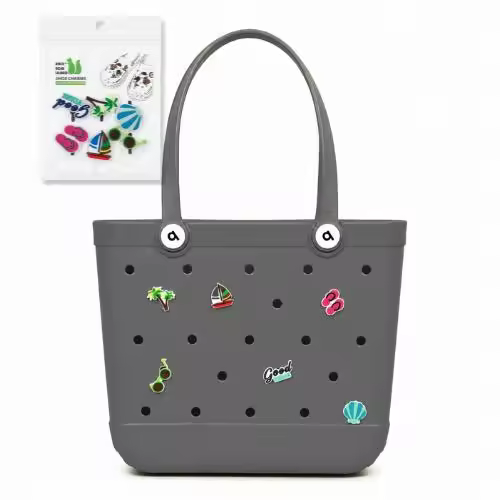 Bolso de playa EVA verano, bolsas de compras tipo tote, bolsa de viaje impermeable, bolso de hombro grande con almacenamiento. - 1