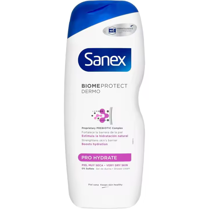 Sanex Gel Dermo Prohydrate 600 Ml para una Hidratación Profunda - 1