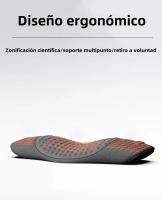 Almohada Especial Lumbar Cuidado De La Cintura Con Masaje Y Calor Soporte Para Cintura Para Ancianos Y Mujeres Embarazadas Relleno De Memoria Espuma Poliéster 100% Forma Rectangular - details 1