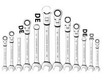 Juego De Llaves De Combinación Con Cabeza Flexible 1Pcs 72 Dientes Cr-V Metralla 6-24mm Para Tornillos Y Bisagras De Hexagonal - details 0