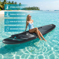 INNOEXPO, Tablas de Paddle Inflables, 350*89*15cm, EVA Antideslizante, Capacidad de Peso 230KG, Rango de Inflado 12-15PSI, con Base Go-pro, Remo 2-EN-1, Asiento SUP, Ideal para Principiantes - details 5