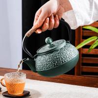 GIANXI Tetera De Hierro Fundido De 900ML Con Patrón De Sakura Kettle De Té Con Strainer Para Café Y Agua Juego De Cocina - details 5