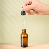 Botella De Agua De Aromaterapia Recargable De Vidrio Ambar Con Escala Y Droso 5ml-100ml Para Repostería Y Viajes - details 1