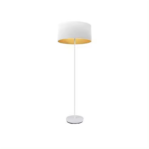Lámpara de Pie Anuska FABRILAMP Blanco/Blanco-Oro 162 Cm | Diseño Elegante - 1
