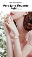 Reloj De Moda Elegante Para Mujer OLEVS De Acero Inoxidable Resistente Al Agua Cuarzo Reloj De Pulsera Simple Y Elegante - details 0
