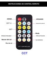 Barra De Luz LED Flexible COB Bicolor CCT 5m 10m 24V 12V Con Dimmer RF Amarillo Blanco 2700-6500K Regulable Para Sala De Estar - details 13