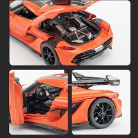 Modelo De Coche De Deportes Jesko a Escala 1/32 En Aleación Con Luz Y Sonido Vehículo De Metal Para Colección Regalos Para Niños - details 4