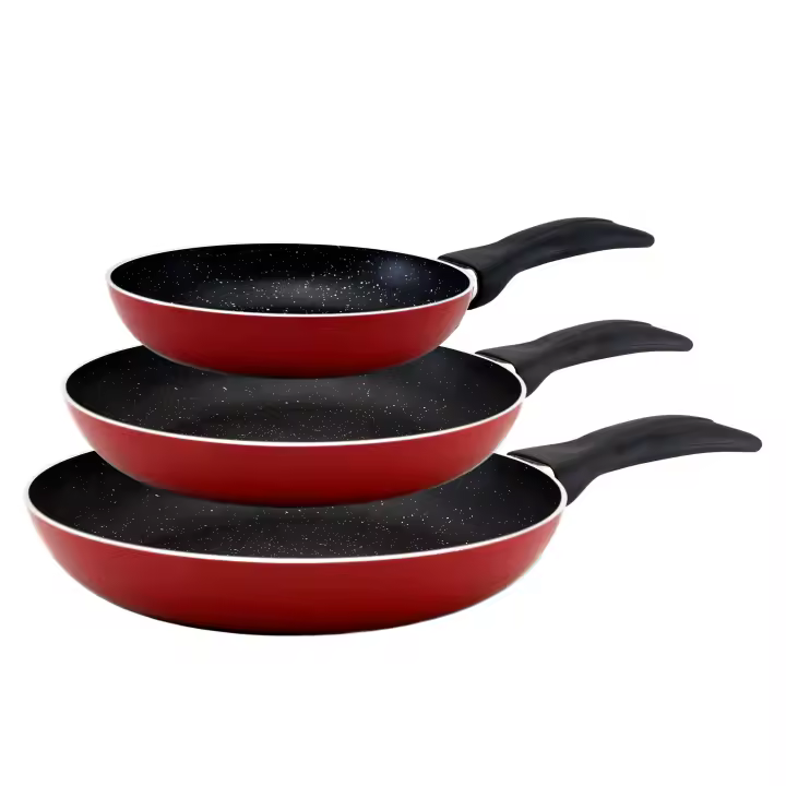 Set de 3 sartenes de aluminio prensado: Ø 16, 20 y 24 cm - SAN IGNACIO - 1