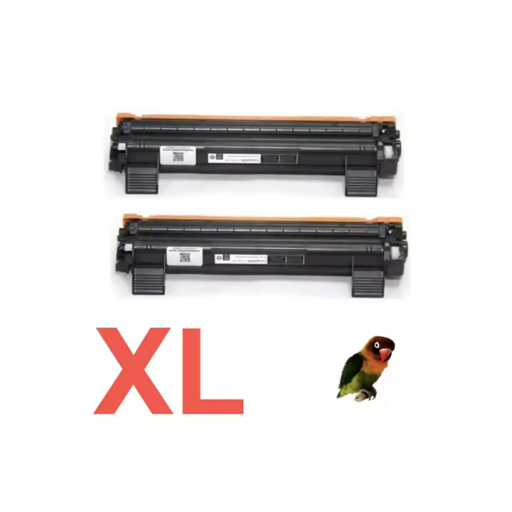 2 Toner Compatibles Brother TN1050 XL Alta Capacidad Jumbo 2000c 5% - 1