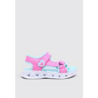 Skechers HEART LIGHTS SANDALS Sandalias Planas Niña Rosa - details 0