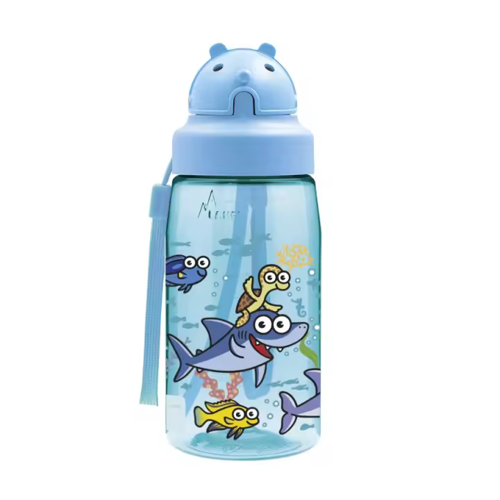 Botella SEA FRIENDS de tritan 450 ml con pajita de Laken - 1