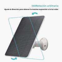 Panel Solar 3W 6V Tipo-C Para Cargador De Cámara De Seguridad Portabellows Dispositivos Electrónicos Pequeños Exteriores - details 6