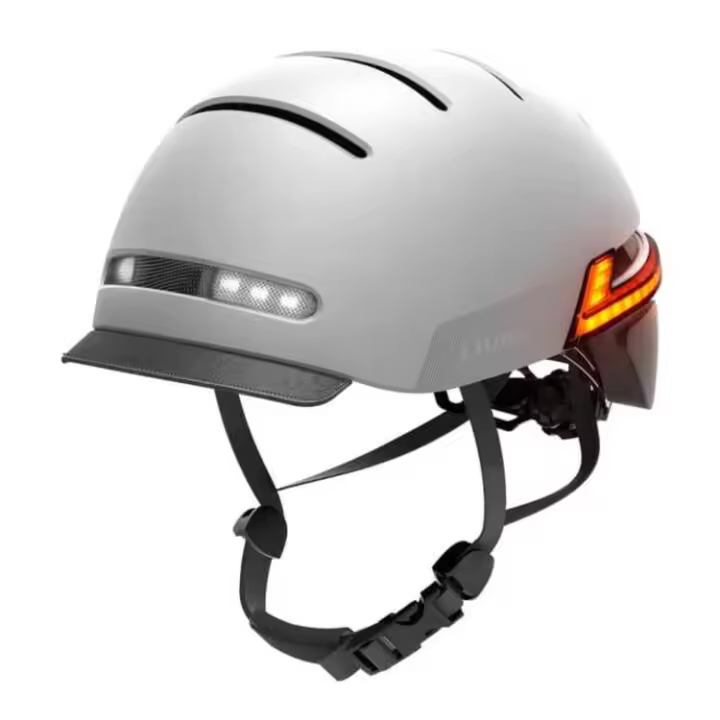 LIVALL BH51M NEO Gris Talla L (59-61 cm) - Casco urbano con Detección de Caídas y Navegación por Voz - 1
