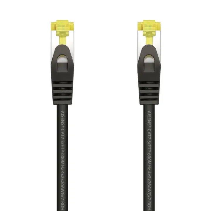Aisens network cable s/ftp rj45 cat.7 25cm black - 1