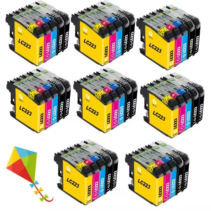 40 Tintas para Brother LC223 MFC-J4420DW J4620DW J680DW J880 DCP-J4120DW J562DW - 1