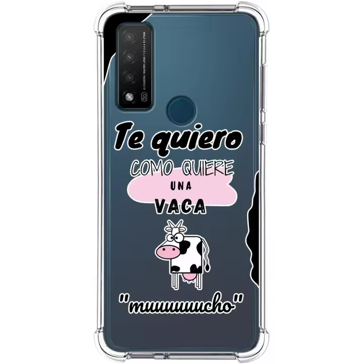 Funda Silicona Antigolpes para TCL 20 R 5G diseño Vaca Dibujos - 1